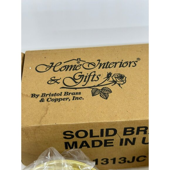 VTG Home Interiors Solid Bristol Brass & Copper 3.25" Decorative Container Pot - Picture 6 of 8